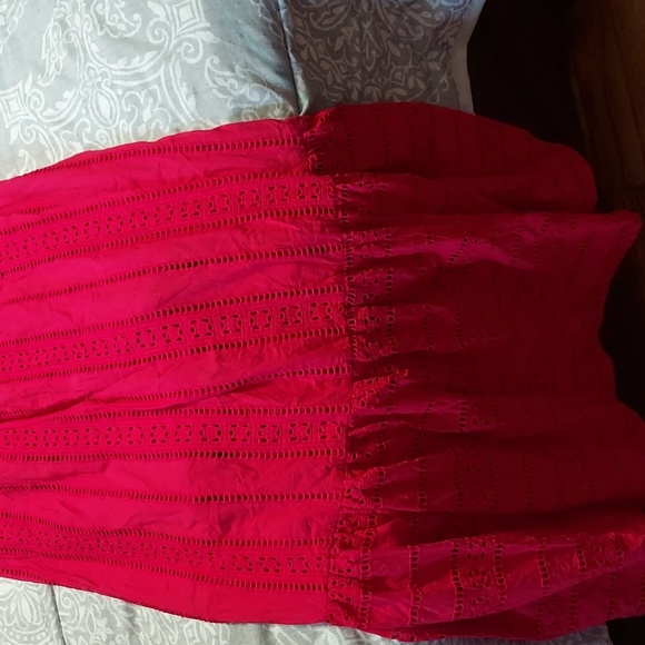 New York Comapny full length strapless eyelet dress - Picture 2 of 2